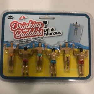 Drinking Buddies Drink Markers Wine Charms